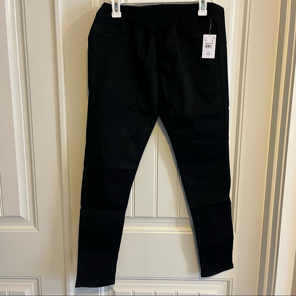 Motherhood Maternity Indigo Blue Bella Secret Fit Belly Skinny Leg Pants - Picture 2 of 3